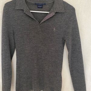 Ralph Lauren Sport Wool Sweater in Gray